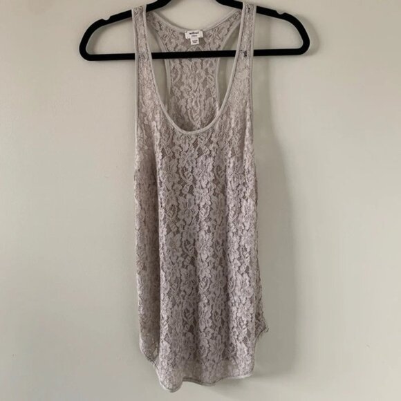 Aritzia Wilfred Madeline Tank Top Sleeveless Lace Racerback Blouse Size Small - Picture 6 of 16